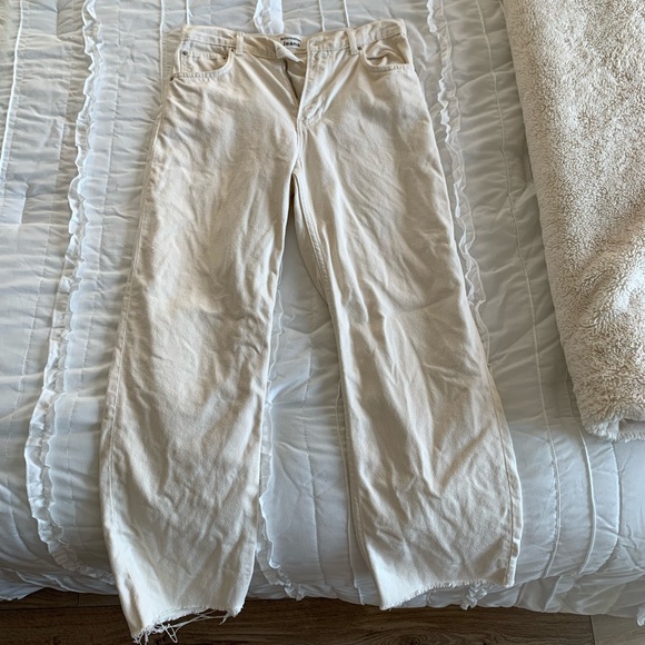 Reformation Marine Jean in Ivory - Picture 3 of 4